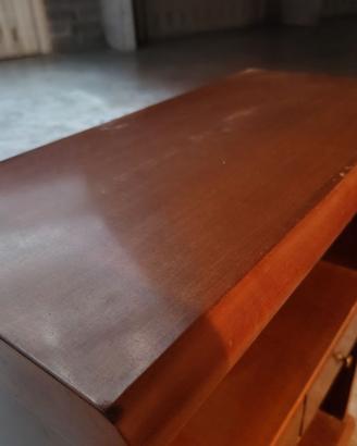 Libreria bassa / Mobiletto in legno con cassetti