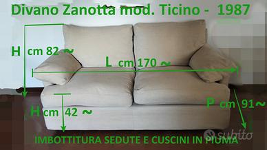 Vintage Zanotta  - N° 2 Divani  da 2 posti usati