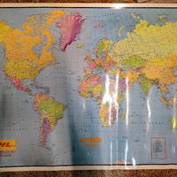 Planisfero Politico Planisfero Murale DHL