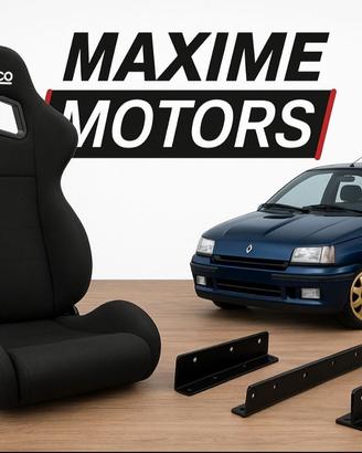 KIT SEDILE SPARCO R100 CON BASE SEDILE PER RENAULT