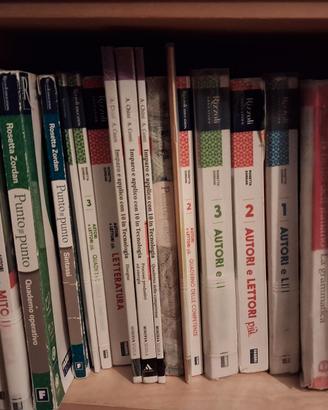 Libri scolastici medie e istiuto tecnico