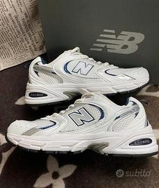 New Balance 530 38 Bianche Grigie Donna Nuove