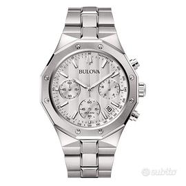 Orologio Bulova Octagon Bianco 96B408