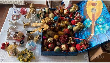 Lotto grande adfobbi Natale vintage palline angeli