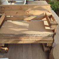 Divanetto legno da esterno