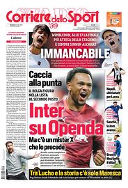 Corriere dello Sport del 13 luglio 2025