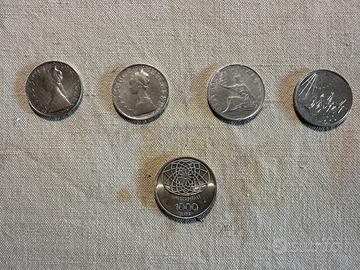 MONETE da 500 e 1000 LIRE