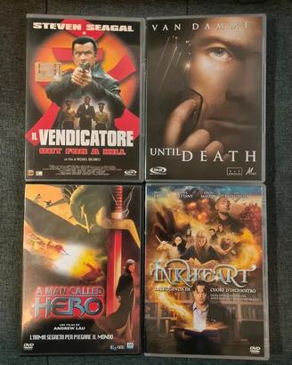 Lotto 4 DVD Azione/Fantasy/Thriller