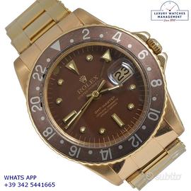 ROLEX GMT Master 1675 Concorde Chocolate Enamel