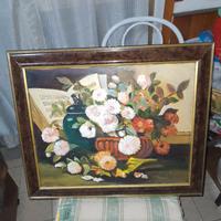 Quadro con dipinto di una natura morta 60 X 50 cm