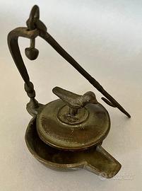 Lucerna in bronzo x  collezionismo