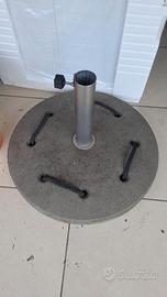 Piantana per ombrellone da esterno.