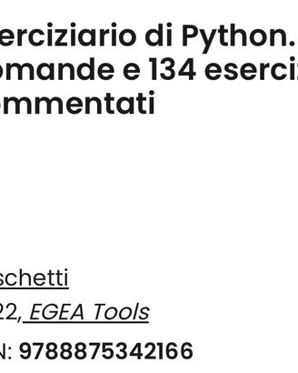 Eserciziario di Python