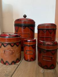 Set barattoli latta Knor