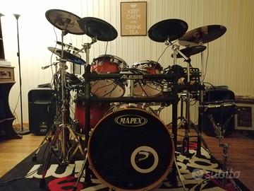 Batteria Mapex Meridian Maple | Alesis DM10