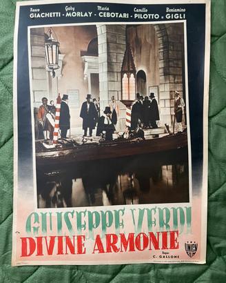 Fotobusta originale film “giuseppe verdi”