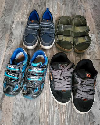 Scarpe bambino dal 31 al 34 (lotto)