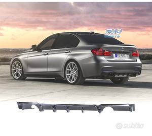 DIFFUSORE BMW F30 F31 LOOK M PERFORMANCE NERO LUCI