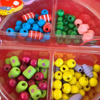 Perline per braccialetti in legno