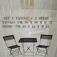 Set da giardino