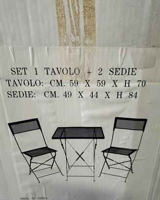 Set da giardino