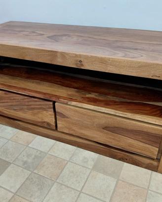 MOBILE PORTA TV IN LEGNO ESOTICO