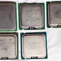 Stock di 5 CPU, Processori Intel LGA775, AMD 3500