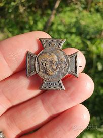 Kappenabzeichen Ww1 no scavo Kuk 1gm Austria Wk1