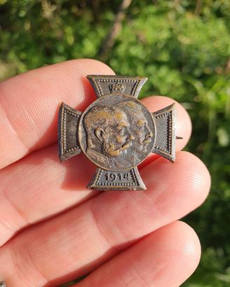 Kappenabzeichen Ww1 no scavo Kuk 1gm Austria Wk1