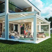 Pergola Arquati 450 x 350 NUOVA Bianca motorizzata