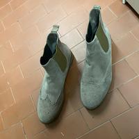 Stivaletti Chelsea camoscio beige