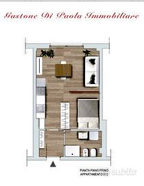 Appartamento di 36 m² con 1 locale a Milano