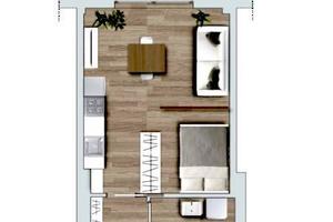 Appartamento di 36 m² con 1 locale a Milano