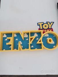 Scritte Personalizzate Stile ToyStory