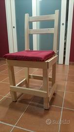 sedie artigianali in legno