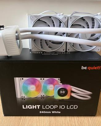 Be Quiet! Light Loop IO LCD 240mm White - NUOVO