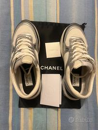 Chanel Runner Sneaker Mesh e Argento