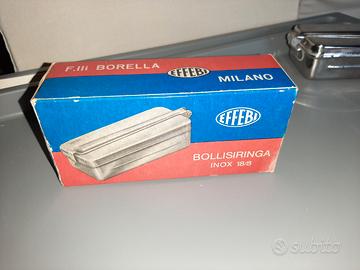 Bollitore x siringhe vintage