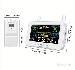 Stazione meteorologica temperatura igrometro lcd