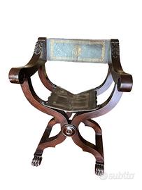 Sedia Savonarola antica