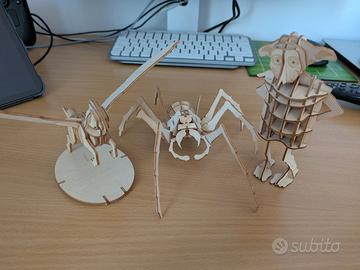 Modellini in legno Harry Potter