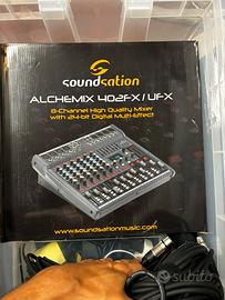 ALCHEMIX 4O2FX/UFX mixer audio nuovo