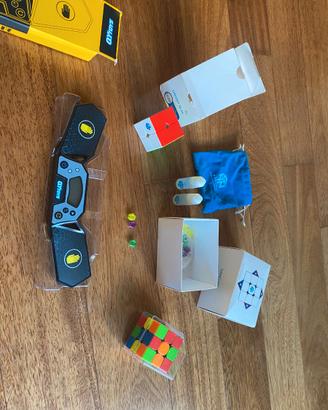Collezione Cubi Rubik + Timer professionale + Lube