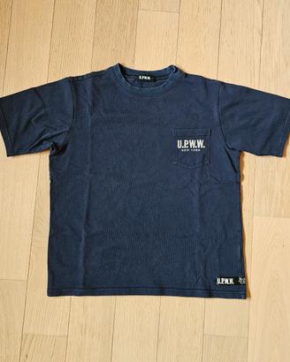 Maglietta blu oversize U.P.W.W. uomo (tg. S)
