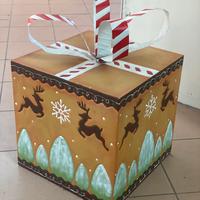 Pacco di Natale grande per allestimenti