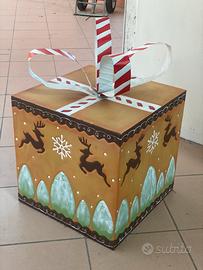 Pacco di Natale grande per allestimenti