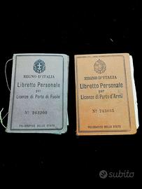 Militaria-  2 Libretti Regno