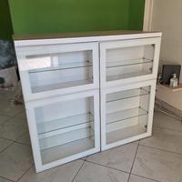 Bancone professionale con vetrine