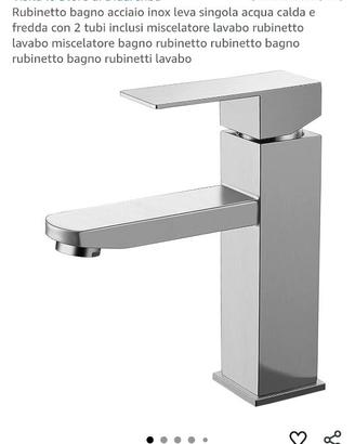 Rubinetto con tubi
