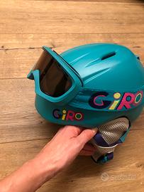 Casco da sci e maschera 3/4 anni